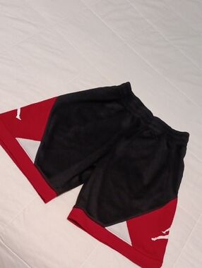 Jordan Black and Red Athletic Shorts